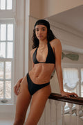 Cape May Halter Top - Black
